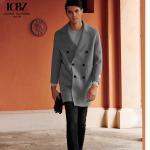 Support 7 Days Sample Order Lead Time Men's Double-Breasted Windbreaker Overcoat for sale
