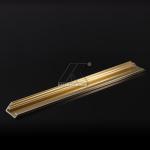 Gold Finish Aluminum Frame Cabinets No Formaldehyde Eco Friendly Anti Acidity for sale