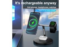 China 9V 2A Magnetic Wireless Charger Stand 3 In 1 Cell Phone Holder supplier
