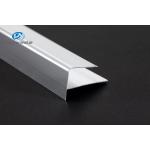 6463 Aluminum Stair Nosing Edge Trim F Shaped Mill Finished Anodized for sale