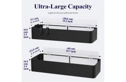 China No Drilling Modern Reinforcement Design Traceless Adhesive Shower Caddy supplier