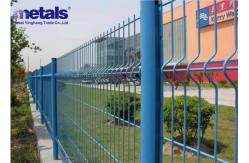 China Powdercoated Wire Mesh Fence Panel Garden Fence Wire Green 2.5mm supplier
