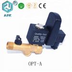 Brass Water Solenoid 0.2~1.6Mpa , High Pressure Air Auto Drain Valves With Timer for sale