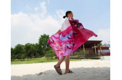 China Chamois Microfiber Full Printed Beach Towel Custom Embroidered supplier