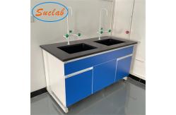 China ISO14001 C Frame Chemistry Lab Workbench Multiscene With Sink supplier