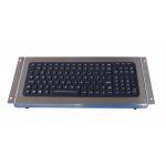 119 keys IP67 silicone industrial keyboard, USB black desktop keyboard