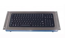 China 119 keys IP67 silicone industrial keyboard, USB black desktop keyboard supplier