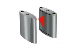 China Bi Directional 600mm Width SS304 Flap Barrier Gate 0.2s supplier