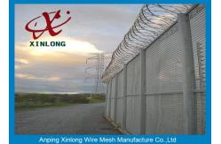 China Anti Climbing Welded Wire Security Fencing Powder Coated Fence with High Quality supplier