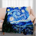 Machine Weaved Printing Polyester Fleece Blanket For All Season for sale