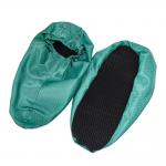 Cleanroom Green PVC Soft Sole ESD Workshop Factory Antistatic Anti-slip Shoe Cover for sale
