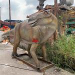 Animated Life Size Model Dinosaurs Weatherproof Iguanodon Dinosaur Model for sale