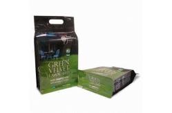 China Non - Toxic Plastic Pet Food Pouch With Flat Bottom And Handle supplier