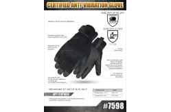 China Breathable Spandex EN388 Anti Vibration Cut Resistant Gloves With Pad supplier