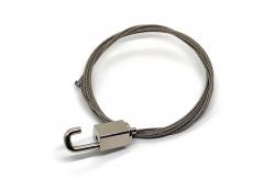 China Self Locking Brass Cable Gripper Hanger Signage Cable Hanging Systems supplier