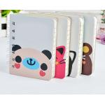 Custom Made Spiral Binder Notebook Cute Cartoon Printed Paper Cover for sale