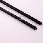 OEM Round Square Tube For Decoration Anodized Black Aluminum Material Profile for sale