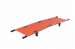 China Small Size 13 Cm Folding Mortuary Stretcher Trolley supplier