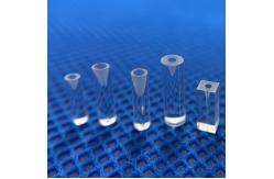 China Conical Funnel Square Glass Capillary Tube For Fiber Sleeves supplier