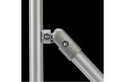 China Free Aluminum Pipe Connector with Screw for Roller Track System supplier