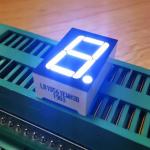 Single Digit 7 Segment LED Display White Common Anode for Digital Indicator for sale