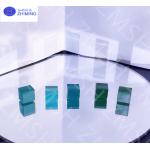 Sapphire Gemstone Raw Material Lab Made Olive Green Soft Mint Green Emerald Green For Jewelry for sale