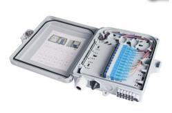 China Rain Proof 1x12 Fiber Optic Distribution Box Material PC / SMC / ABS supplier