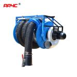 AA4C Vehicle Spring Driven Exhaust Hose Reel Car Exhaust Extraction Hose Drum On Sliding Rail for sale