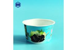 China Empty Small Plastic Ice Cream Cups With Spoon Lid Aesthetic Feeling supplier