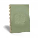 Academic Usage Scenario Spiral Hardcover Notebook with Dot-Grid Paper Layout and Custom Cover Art Personalization Option for sale
