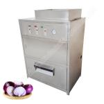 Sainless Steel Onion Peeling Machine And Root Cutting Onion Skin Peeler 500kg/H for sale