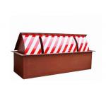 High security automatic vehicle control hydraulic rising roadblockers with 3s rising time