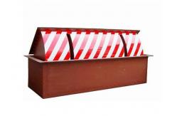 China Traffic Access control Hydraulic Road Blocker , safety road blocker system supplier