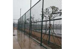 China PVC Coated Chain Link Fence Panels In Black For Trellis Gates supplier