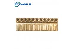 China Titanium Anodize Brass Turning Parts , LGS Standard Precision Brass Components supplier