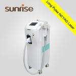 Vascular lesion treatment and hair removal of long pulse laser generator machine for sale