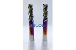 China Tungsten Steel Carbide End Mill With Variable Shank Diameter And Cutting Direction supplier