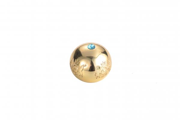 Heavy Duty Zamac Perfume Bottle Cap With Stone On Top