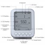 C02 Monitor Indoor Air Quality Monitor Portable Temperature Humidity Detection for sale