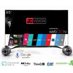 Indoor Digital Signage Displays 85 Inch Smart 4K TV With Android 11 1 And 178x178 Viewing Angle for sale