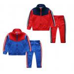 Autumn Baby Boy Tracksuit Set , Little Kids Sports Tracksuits Running Wear for sale