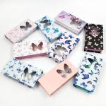 Customized Magnetic Cardboard Box False Nail Packaging Box With Window Book Shape