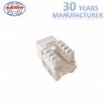 White Cat6 RJ45 Keystone Jack Keystone Punch - Down Stand For Wiring System