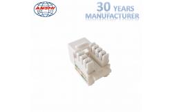China White Cat6 RJ45 Keystone Jack Keystone Punch - Down Stand For Wiring System supplier