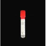 red top No Additive plain disposable hospital medical test vacuum single use serum blood collection tube for sale