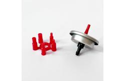 China Inverted Housing Gas Lighter Refill Valve with Down Dimples Fitting supplier
