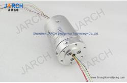China 6 Passages Electric Swivel Slip Ring 2A Current With Aluminium Alloy Housing supplier