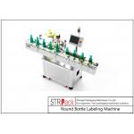 Cosmetics Round Bottle Labeling Machine Wrap Around Visual Camera Detection