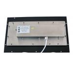 Durable Vandal resistant black panel mount keyboard integrated with Fn Keys