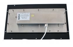 China Durable Vandal resistant black panel mount keyboard integrated with Fn Keys supplier